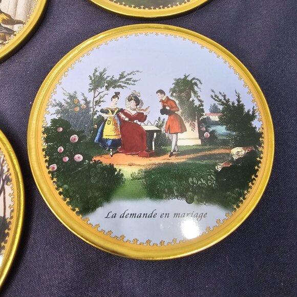 Au Bain Marie French Coasters in Tin - Picture 9 of 13